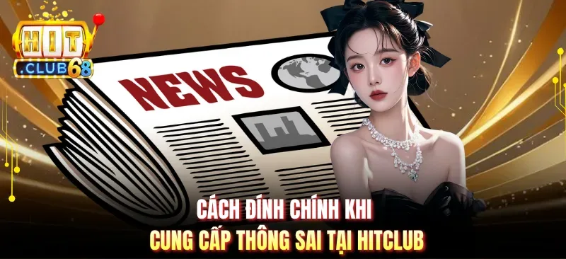 cach dinh chinh khi cung cap thong sai tai hitclub Cách đính chính khi cung cấp thông sai tại Hitclub