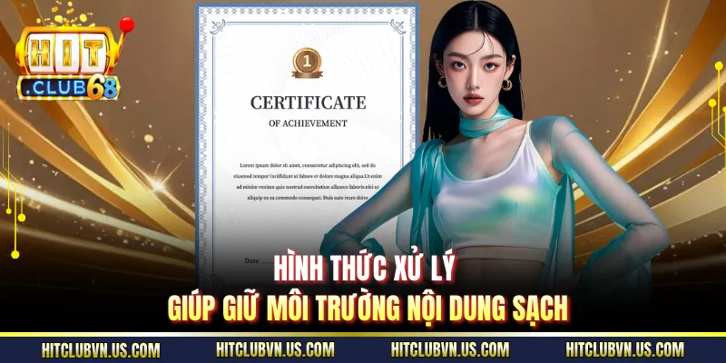 hinh thuc xu ly giup giu moi truong noi dung sach Hình thức xử lý giúp giữ môi trường nội dung sạch