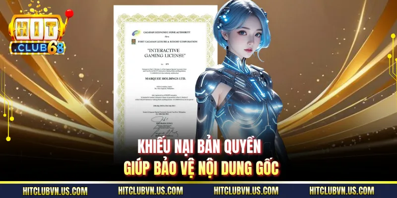 khieu nai ban quyen giup bao ve noi dung goc Khiếu nại bản quyền giúp bảo vệ nội dung gốc